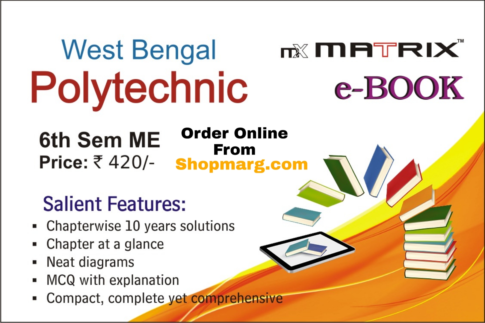 ME 6th Semester Polytechnic MATRIX Organizer E-Book